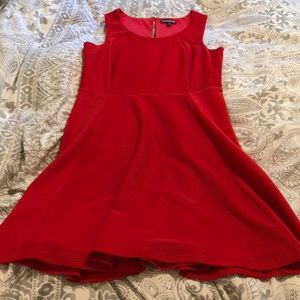Express red dress